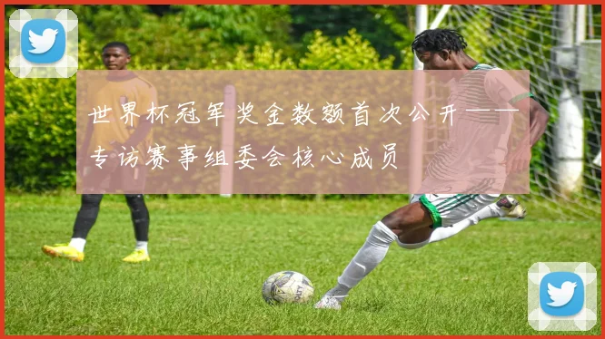 世界杯冠军奖金数额首次公开——专访赛事组委会核心成员