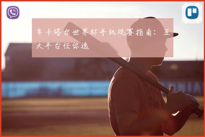 年卡塔尔世界杯手机观赛指南：五大平台任你选
